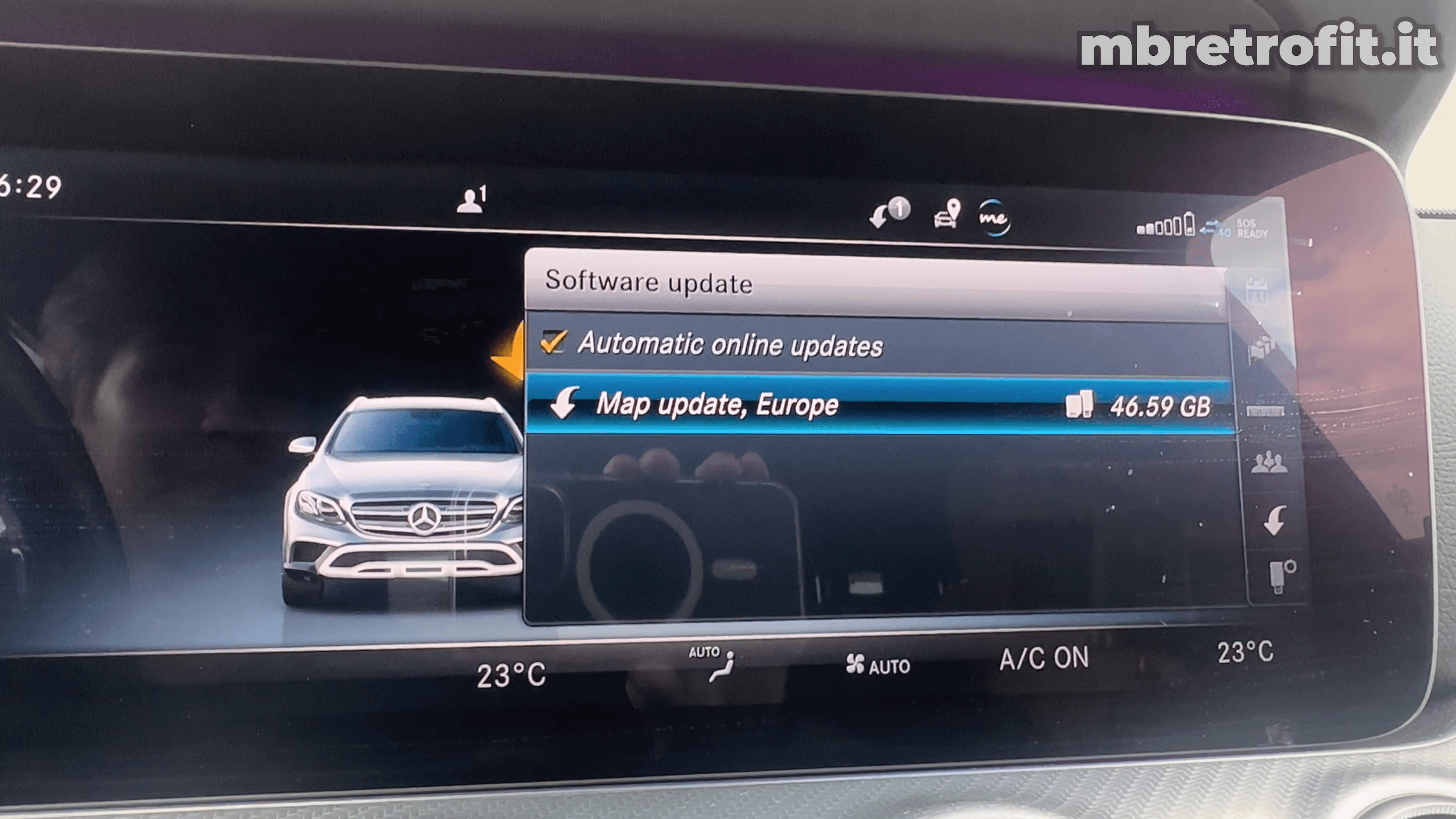 Update found on NTG5.5 system